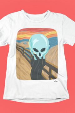 O Grito - Quality T-Shirt Infantil Aliencorp - loja online