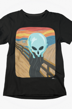 Imagem do O Grito - Quality T-Shirt Infantil Aliencorp