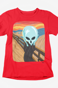 O Grito - Quality T-Shirt Infantil Aliencorp