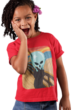 O Grito - Quality T-Shirt Infantil Aliencorp - comprar online