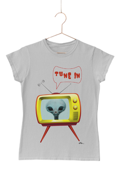 Tune in - Quality T-Shirt Feminina Aliencorp - loja online