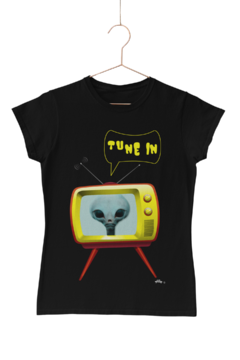 Tune in - Quality T-Shirt Feminina Aliencorp