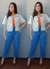 Camisa Cropped em Sarja - Luisa Cass Store | Moda Feminina