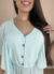 Blusa Babado Azul - Luisa Cass Store | Moda Feminina