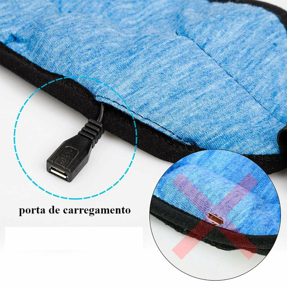 Máscara Para Dormir com Fone Bluetooth - Relax Sleeping