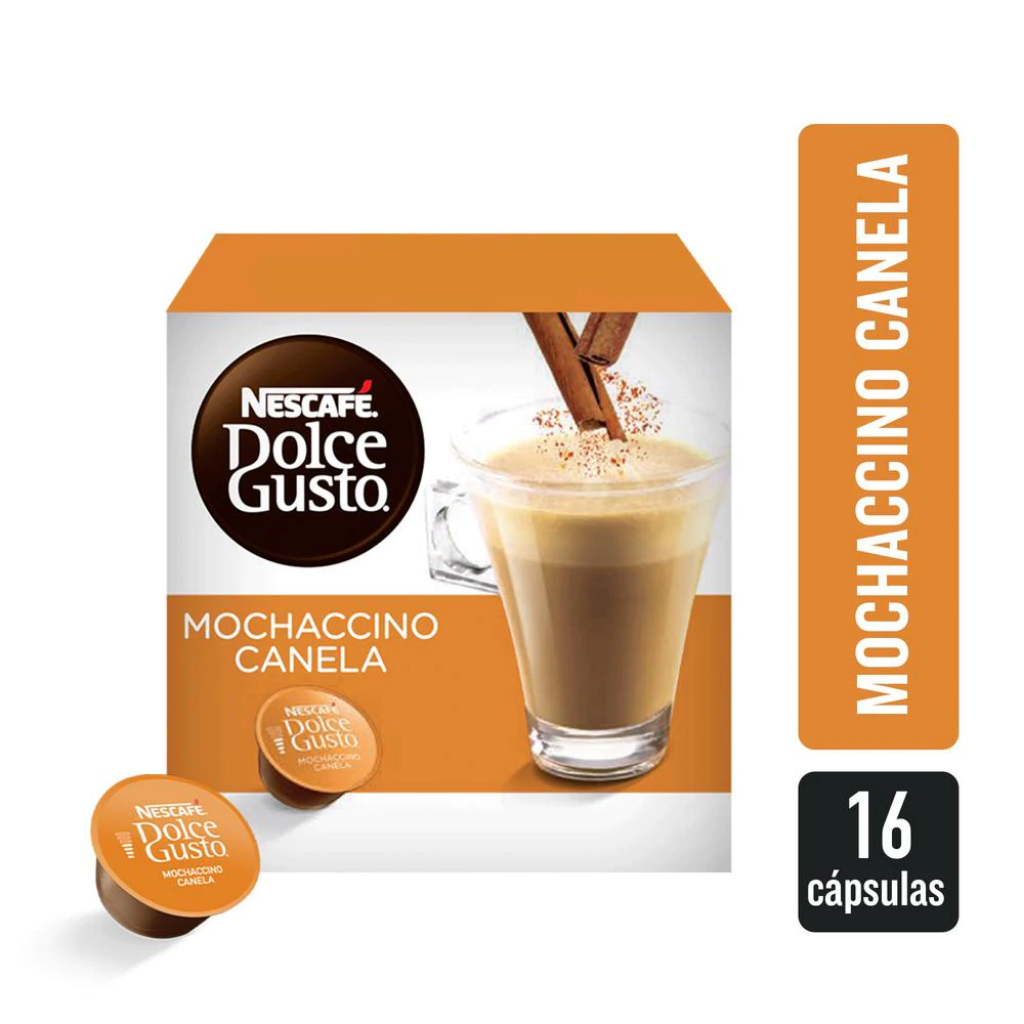 Cápsulas de Café NESCAFÉ® Dolce Gusto® Mochaccino Canela - x16
