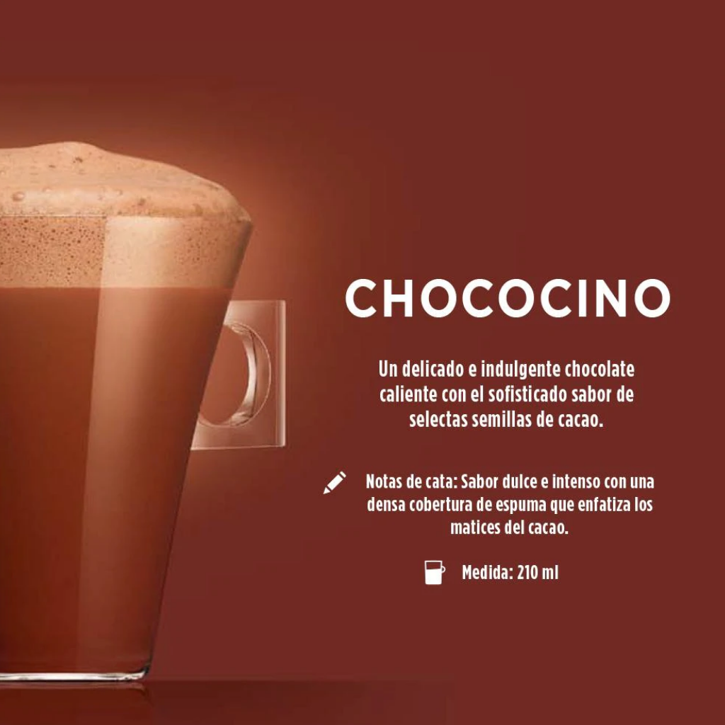 Chocolate chococcino en cápsula Nescafé Dolce Gusto