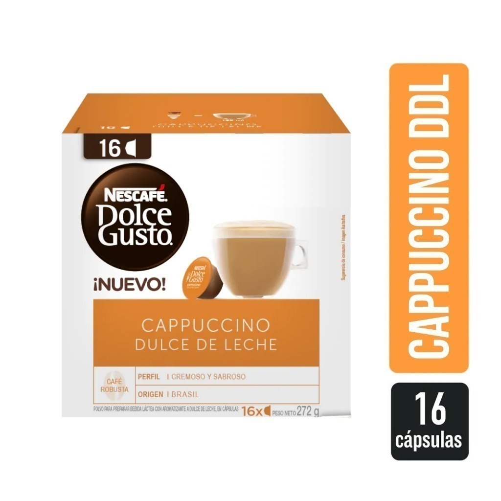 Cápsulas de Café NESCAFÉ® Dolce Gusto® Cappuccino Dulce de Leche - x 16  Cápsulas