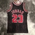 Chicago Bulls HWC Retrô 95/96 - Masculina - Preta com listras Vermelhas