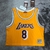 Cropped Los Angeles Lakers HWC Retrô - Feminino - Amarelo - comprar online