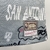 San Antonio Spurs Graffiti Sticker HWC 02/03 - Masculina - Cinza - loja online