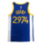 Golden State Warriors Icon Edition Curry 2974 Pontos 75º NBA 21/22 - Masculina - Azul