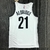 Brooklyn Nets Association Edition 75º NBA 21/22 - Masculina - Branca - loja online