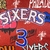 Philadelphia 76ers Graffiti Sticker HWC 96/97 - Masculina - Vermelha