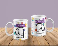 Caneca Flork Cansei quero me aposentar