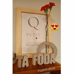 Vaso em flor_Minimalista_ Redondinho - loja online