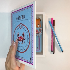 Caixa Livro P Cancer signos na internet