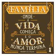 Imã Família Vida Amor - loja online