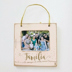 Mini Placa Fotos Familia Vida - comprar online