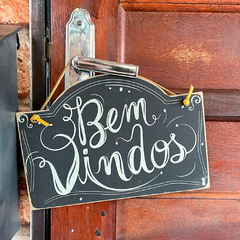 Placa Bem Vindos - comprar online