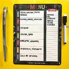 Planner Magnético Menu Cozinhar semanal - 24,5x19,5 na internet