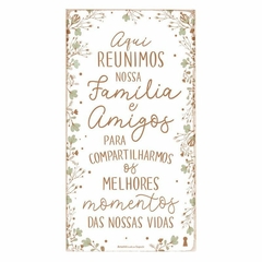 Box Aqui reunimos 40x75 - comprar online