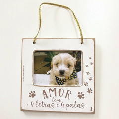 Mini Placa Fotos Amor 4 patas - comprar online