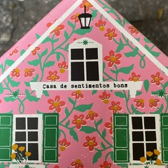 Casinha Bloco Sentimento Bom 15x10x10 - Amanhã te Conto um Segredo - Atacado