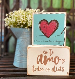 Box Amo todos os dias 10x15 - comprar online