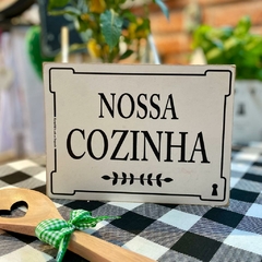 Box Nossa Cozinha 15x20 - comprar online