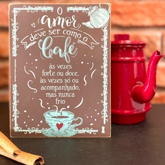 Box Amor Café 15x20 - Amanhã te Conto um Segredo - Atacado