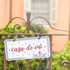 Placa Casa Da Vo