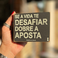 Box Se A Vida Te Desafiar 8x10 - Amanhã te Conto um Segredo - Atacado