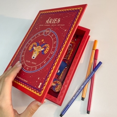 Caixa Livro P Aries signos - comprar online