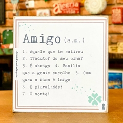 Box Amigo Significado 12x12 - comprar online