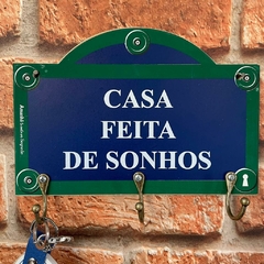 Porta Chaves Casa feita de Sonhos