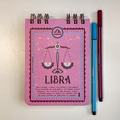 Caderneta P Libra signos 15,2X 21,8 - 80Fls Com Pauta