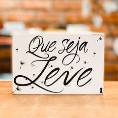 Box Que Seja Leve 10x15 - comprar online