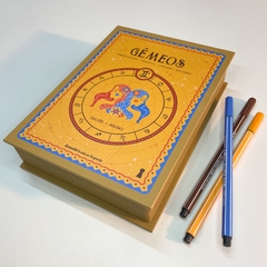 Caixa Livro P Gemeos signos - Amanhã te Conto um Segredo - Atacado