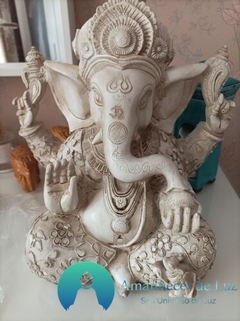 Escultura deus Ganesha em Resina - comprar online