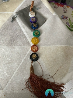 Imagem do Pingente dos 7 Chakras de Pedras Naturais Equilibrio e Harmonia.