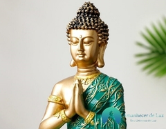 Escultura Mestre Buda Tibetano em Resina - comprar online