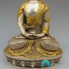 Escultura Buda Tibetano de Cobre - comprar online