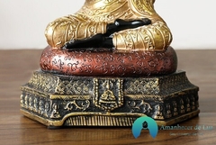 Escultura Mestre Buda Tibetano em Resina - loja online