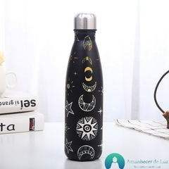 Garrafa de Água Térmica Mystic de Aço Inox 500ml - Amanhecer de Luz - Seu Universo de Luz Loja Online de Artigos Religiosos