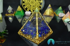 Orgonite Lápis Lazuli Ametista Reiki