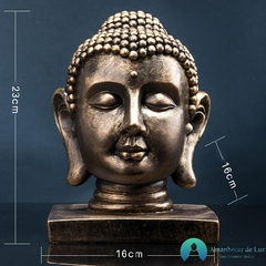 Escultura em Resina Face Buda Meditação na internet