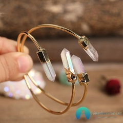 Pulseira em Pedra Natural Cristal de Quartzo - comprar online