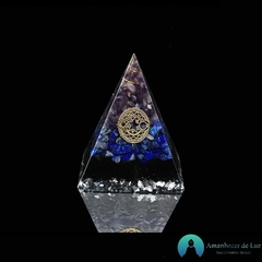 Orgonite Ametista Lapis Lazuli Obsdiana Cristal Branco na internet