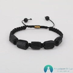 Pulseira de Pedra Natural Turmalina Negra - comprar online